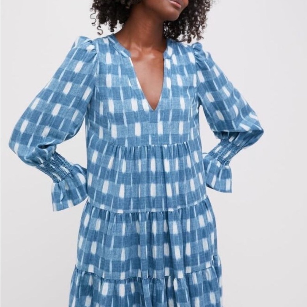 Pomander place Blue Ikat Kenzo Dress